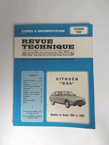Revue technique automobile - technique,