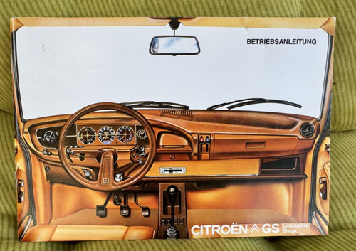 Betriebsanleitung citroen - betriebsanleitung, gs