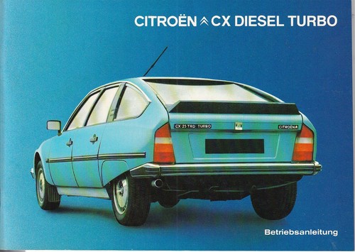 Citroen diesel turbo - cx,