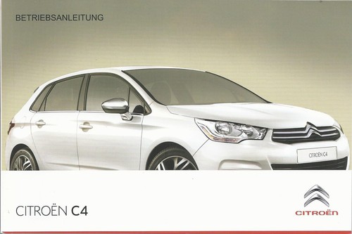 Citroen betriebsanleitung - c4,